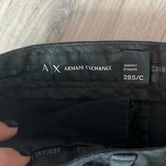 A/X Armani Exchange black skinny  pants size 29 - Picture 7 of 13